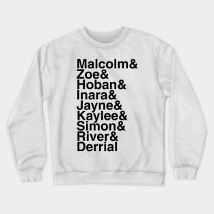 Firefly Helvetica List Crewneck Sweatshirt